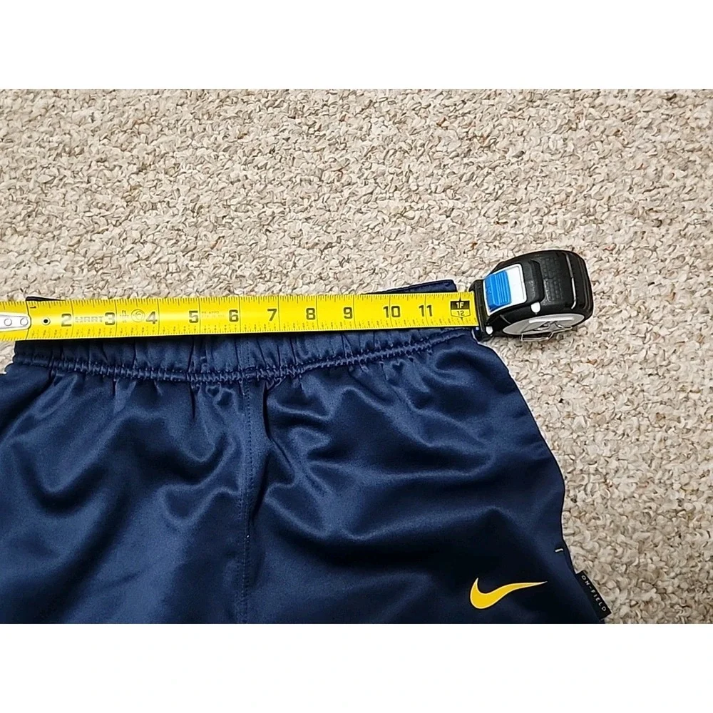 Nike Boys Michigan Sweatpants Joggers Size Large Blue On Field Therma Fit **